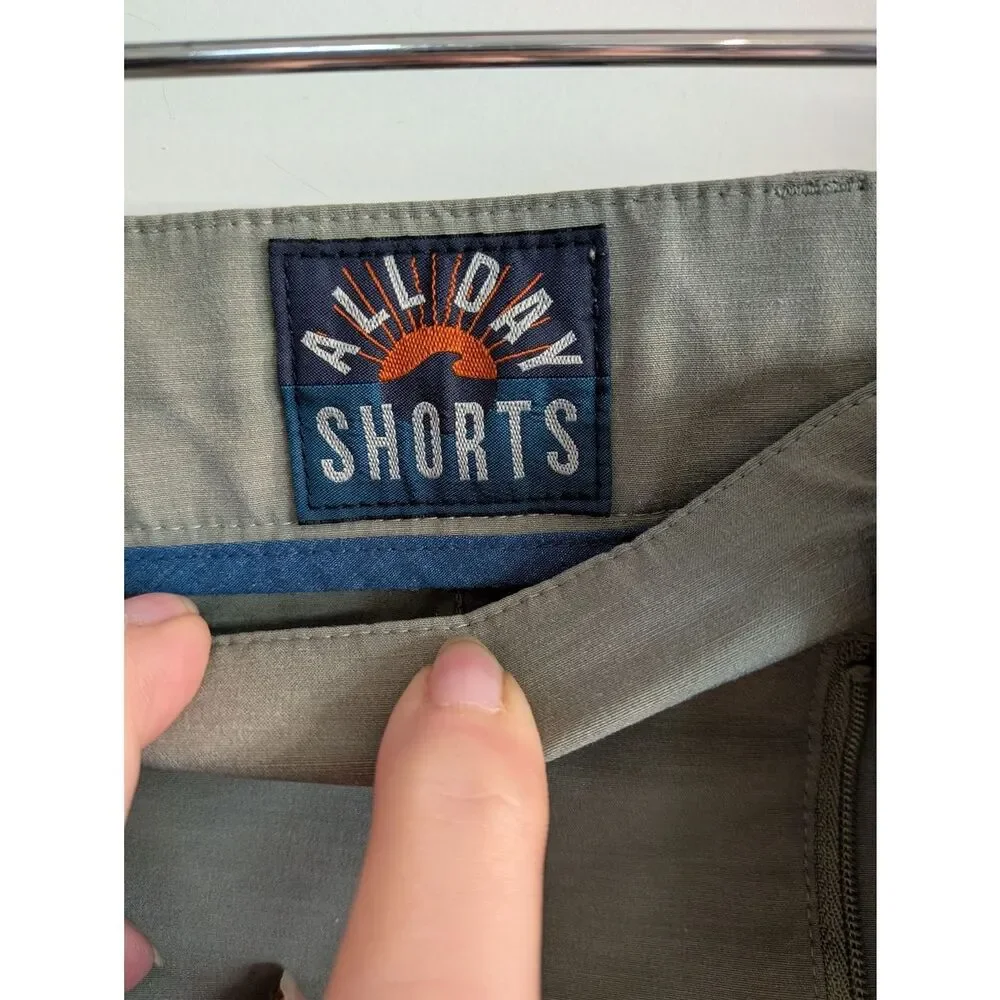 Faherty Lightweight Flat-Front Shorts in Olive  All Day Drawstring